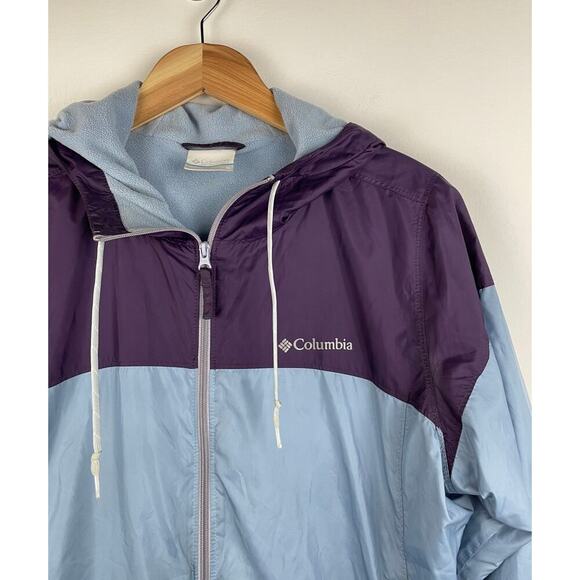 Columbia Flash Forward Lined Blue/Purple Jacket- Size M - Picture 2 of 8